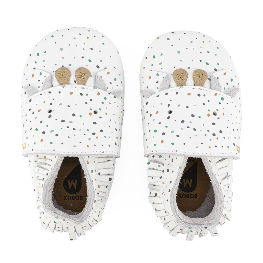 Bobux Soft Sole Freckles - White