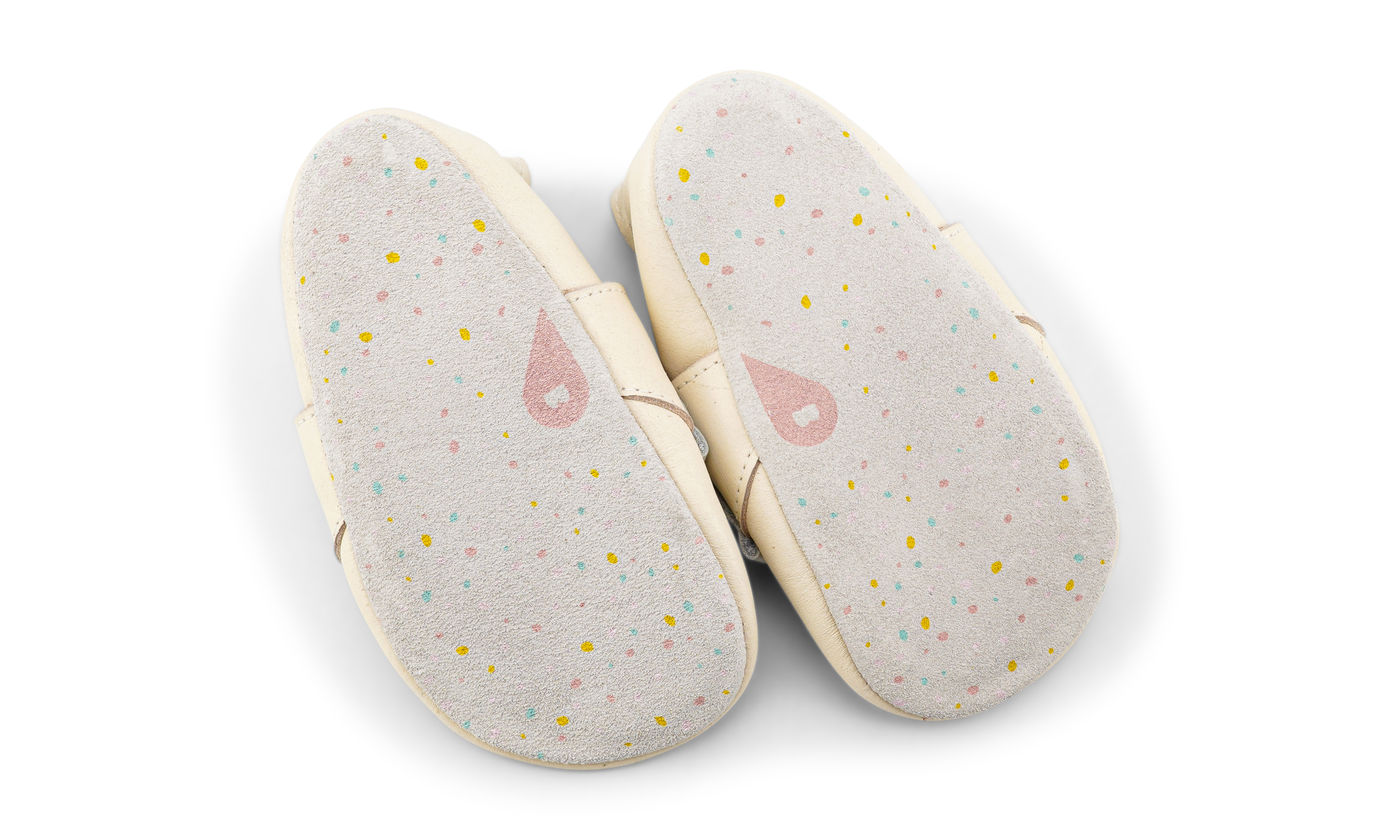 Bobux Soft Sole Little Bow Pup - Vanilla