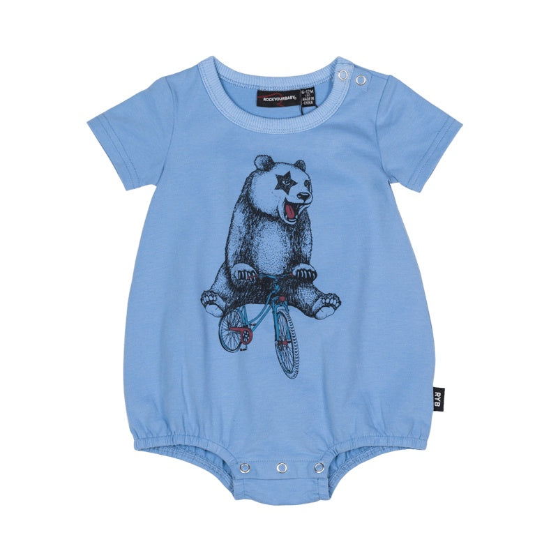 Rock Your Baby Panda Short Sleeve Bodysuit