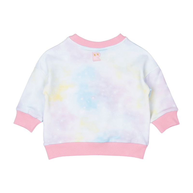 Rock Your Baby Pink Unicorn Baby Sweatshirt