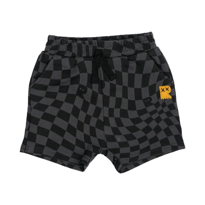 Rock Your Baby Charcoal Madness Baby Shorts