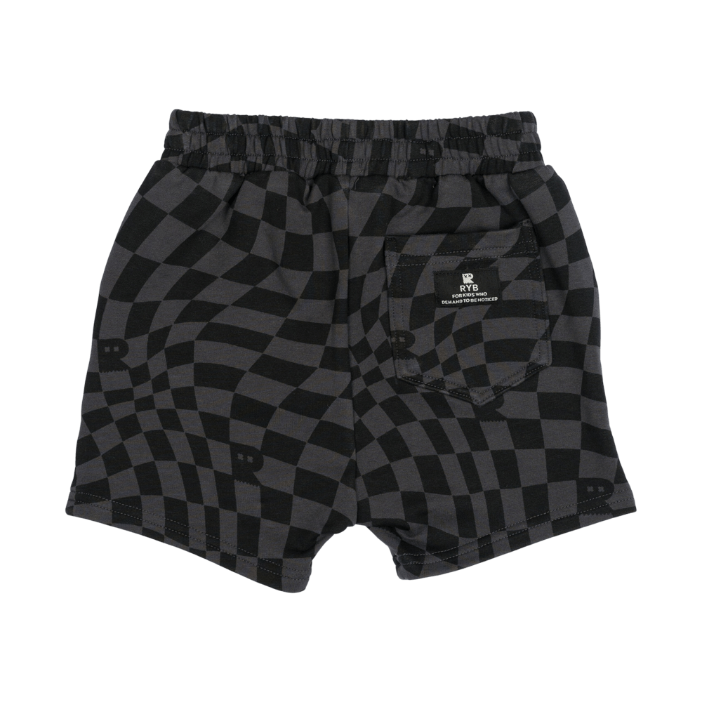 Rock Your Baby Charcoal Madness Baby Shorts