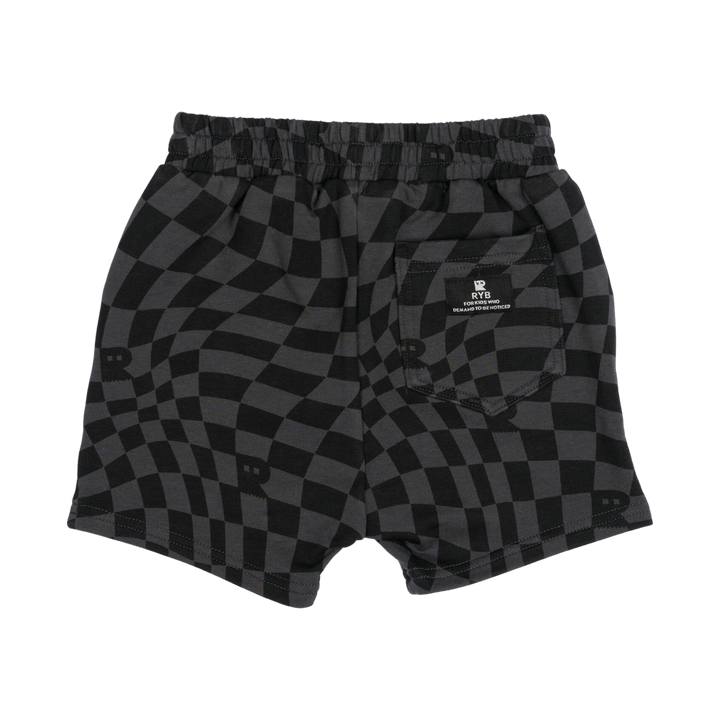 Rock Your Baby Charcoal Madness Baby Shorts