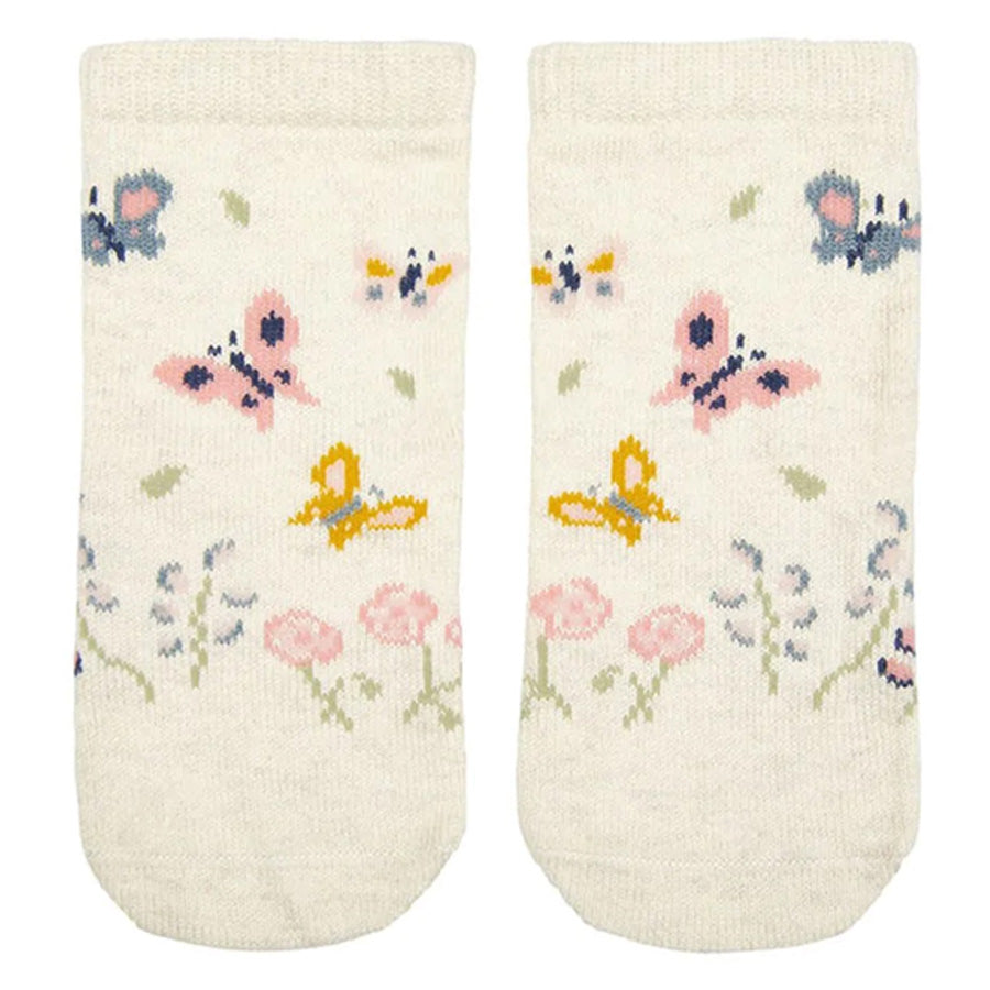 Toshi Organic Baby Jacquard Socks - Dancing Butterflies