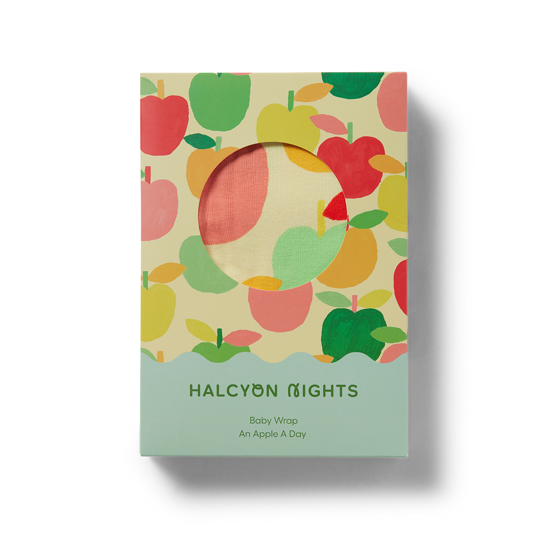 Halcyon Nights Baby Wrap - A Is For Apple Baby