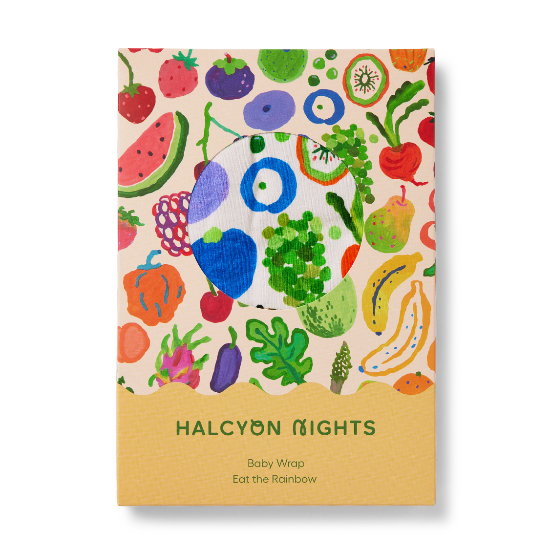 Halcyon Nights Eat The Rainbow Baby Wrap