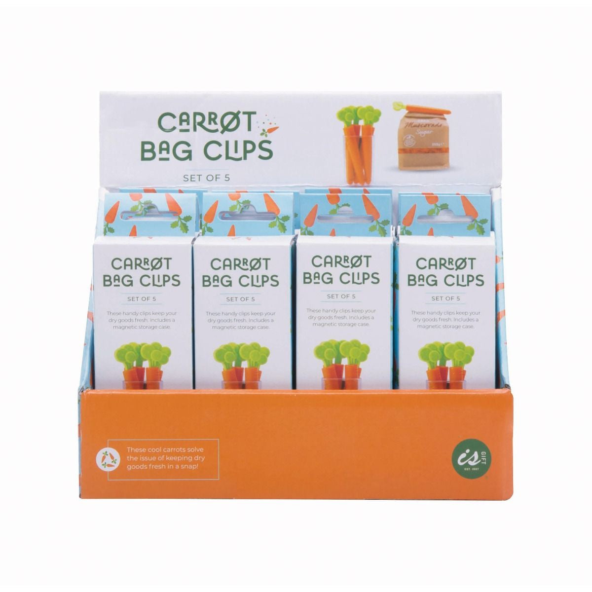 Bag Clips - Carrot