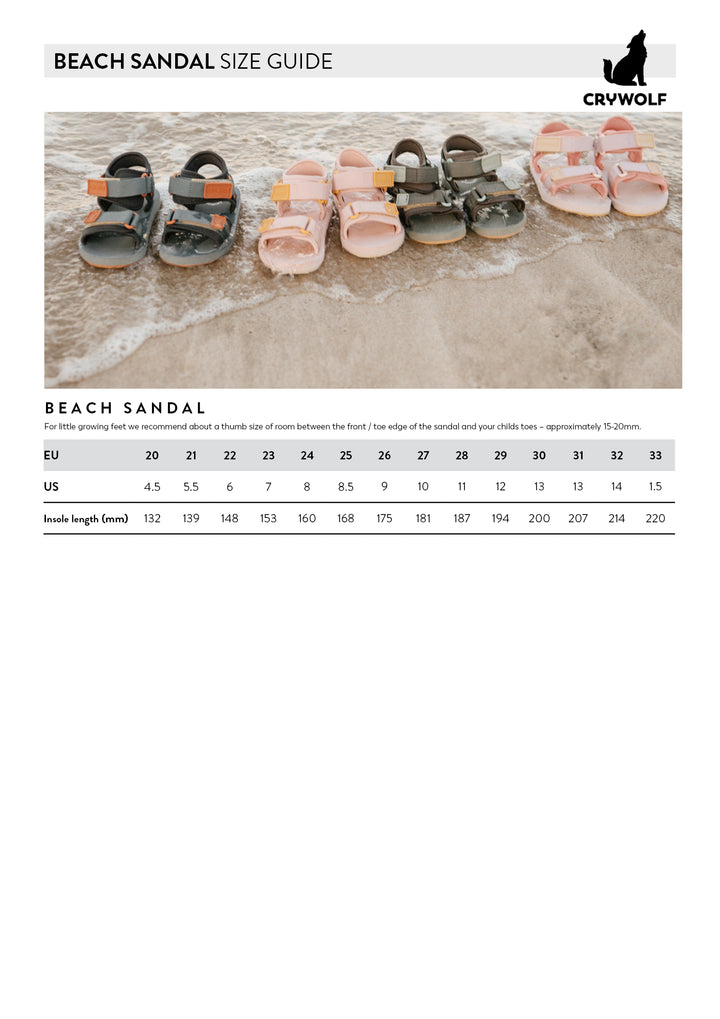 Crywolf Beach Sandal - Blush