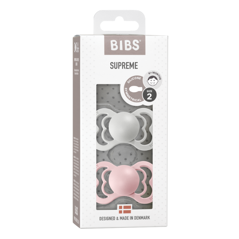 Supreme Silicone Pacifier 2 Pack - Blossom/Haze