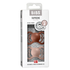 Supreme Latex Pacifier 2 Pack - Woodchuck/Blush