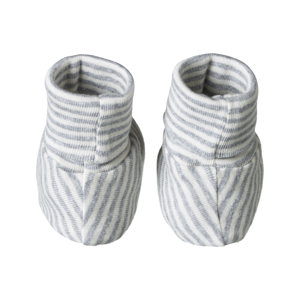Booties -  Grey Marl Stripe