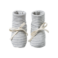 Booties - Grey Marl Stripe