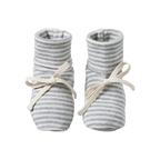 Booties - Grey Marl Stripe