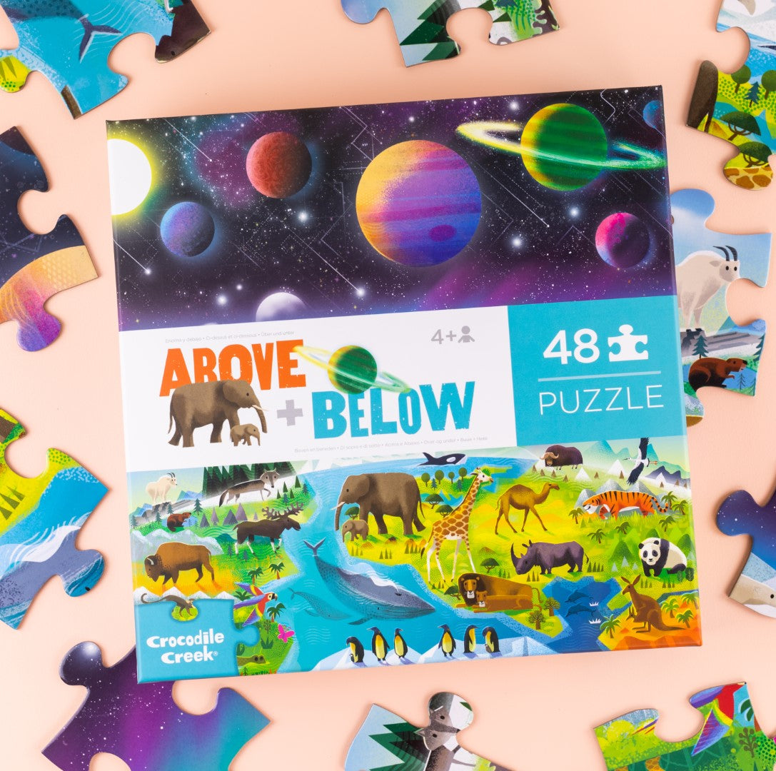 Above and Below Puzzle 48 Piece - Earth and Space