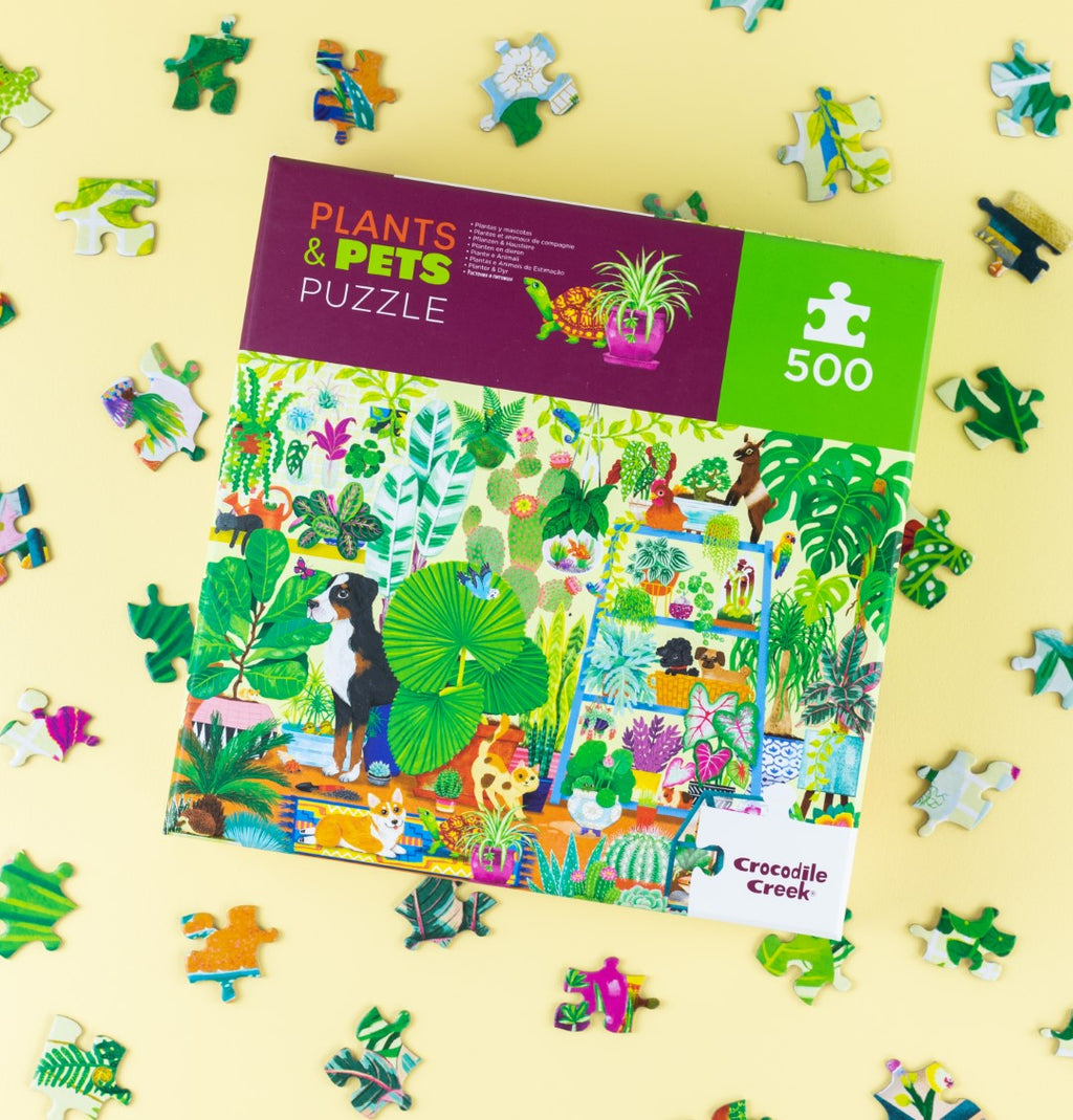 Family Puzzle 500 Piece - Plants & Pets