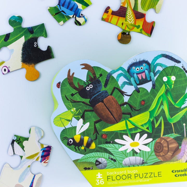 Classic Floor Puzzle 36 Piece - Backyard Bugs