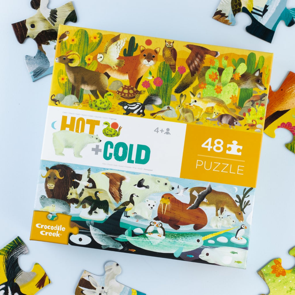 Opposites Puzzle 48 Piece - Hot and Cold