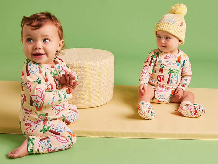 Halcyon Nights Long Sleeve Bodysuit - Cooee