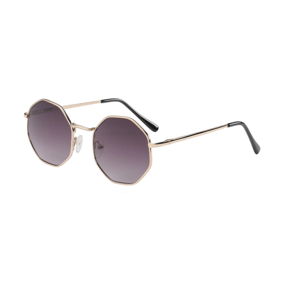 Child Sunnies Luna - Gold Octagonal (3+ years)