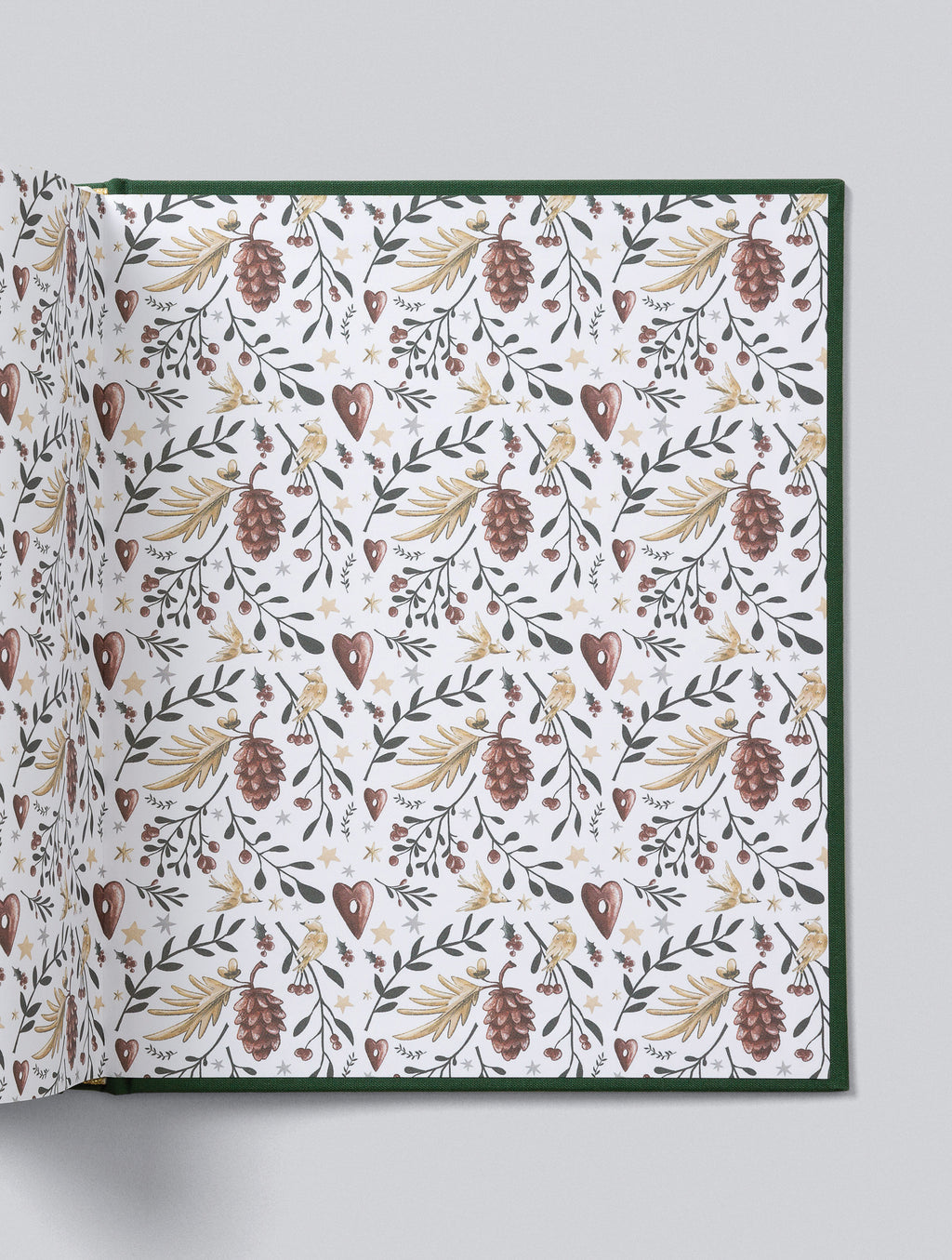 Write To Me - Family Christmas Book - Forest Green