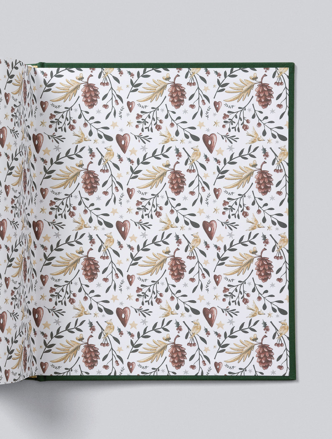 Write To Me - Family Christmas Book - Forest Green