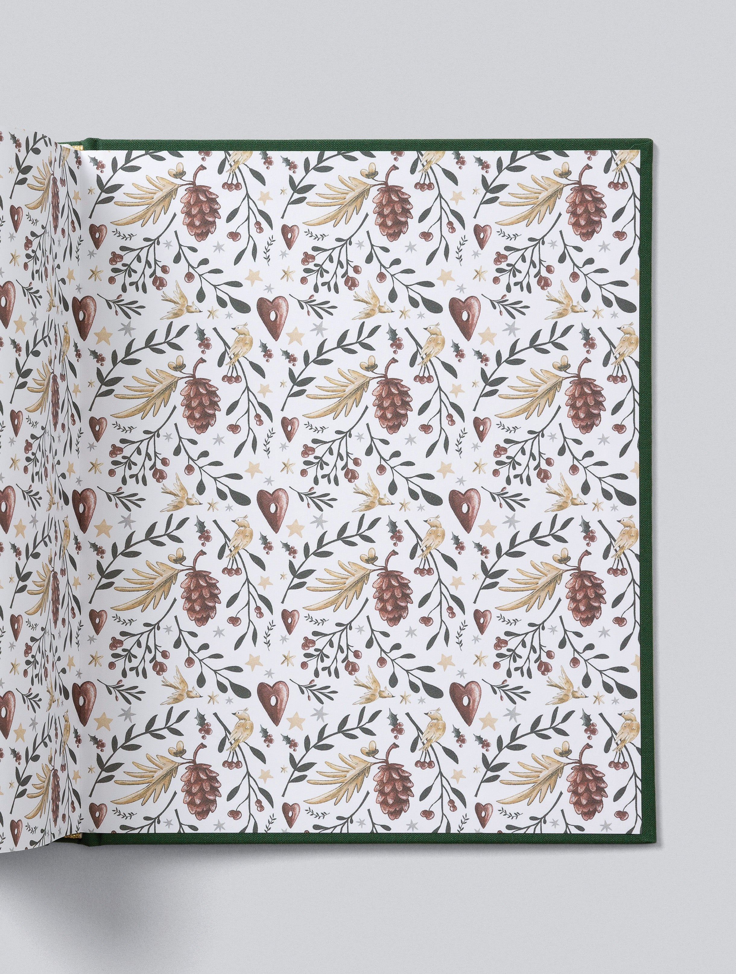 Write To Me - Family Christmas Book - Forest Green
