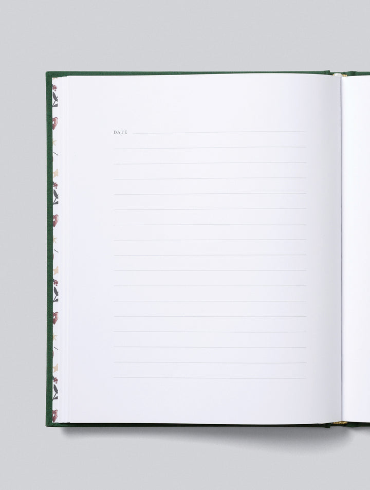 Write To Me - Family Christmas Book - Forest Green
