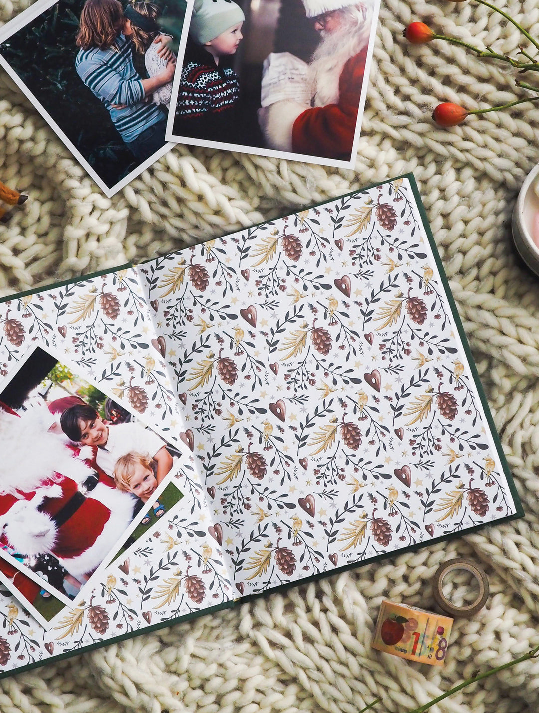 Write To Me - Family Christmas Book - Forest Green