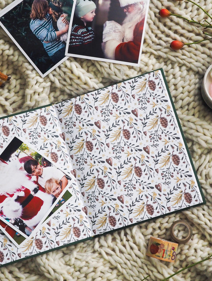 Write To Me - Family Christmas Book - Forest Green