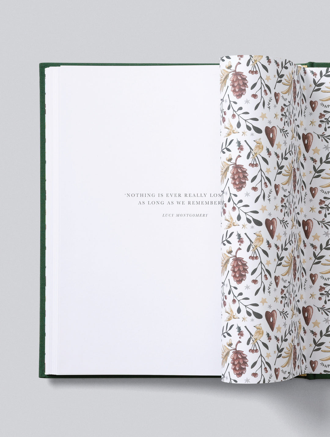 Write To Me - Family Christmas Book - Forest Green