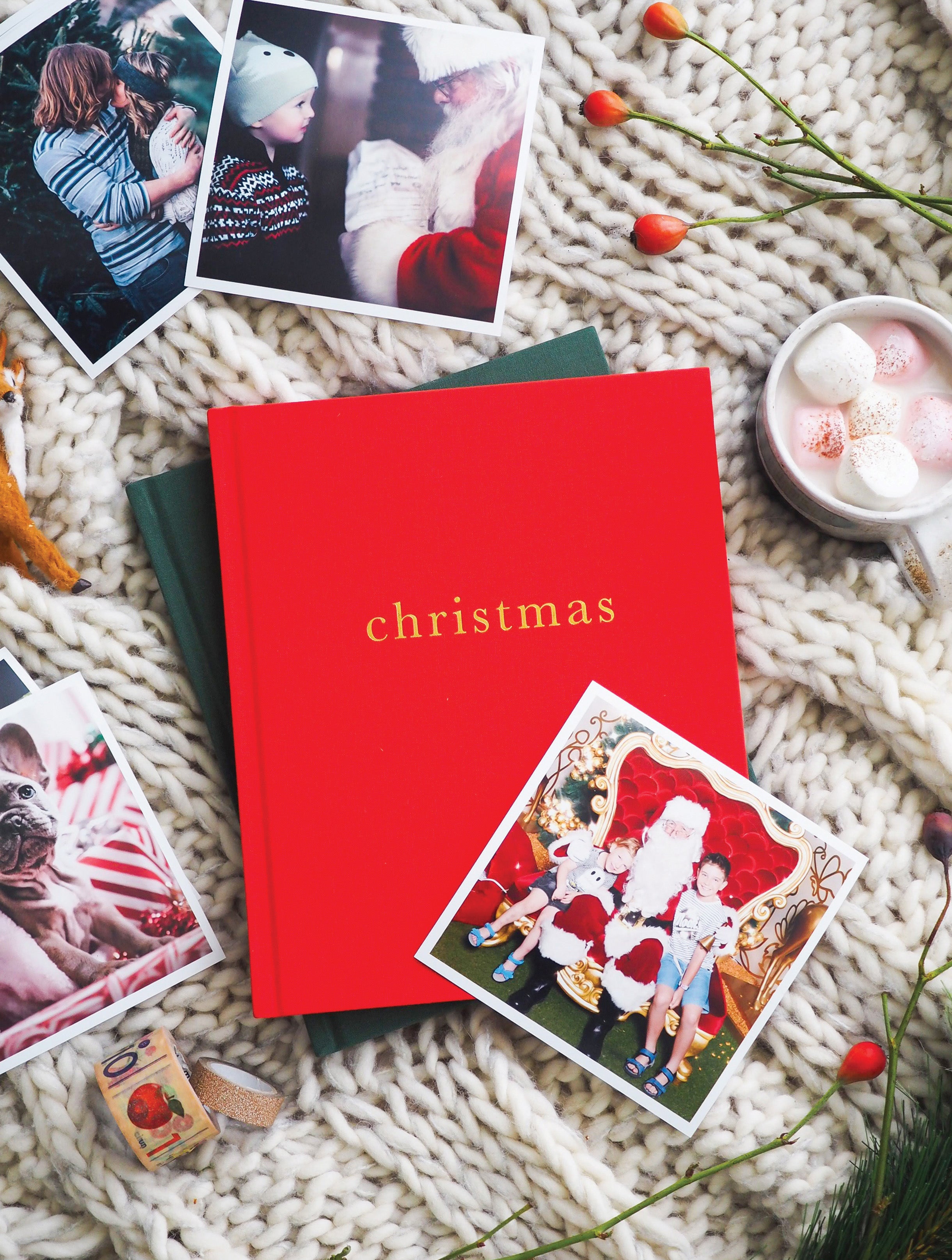 Write To Me - Family Christmas Book - Red