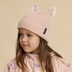 Wolf Ears Beanie - Dusty Pink