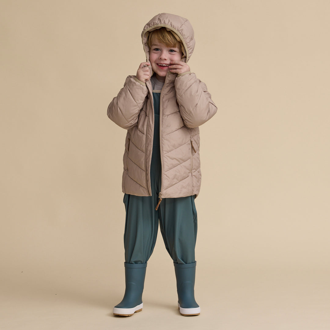 Crywolf Eco-Puffer Jacket - Camel