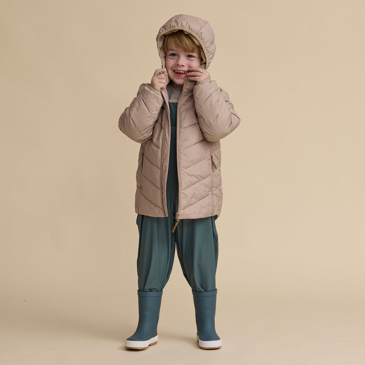 Crywolf Eco-Puffer Jacket - Camel