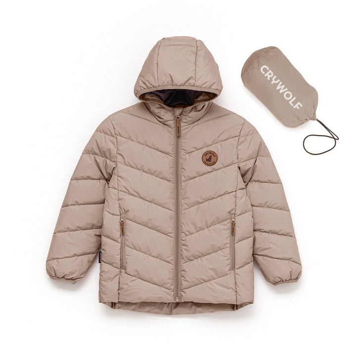 Crywolf Eco-Puffer Jacket - Camel