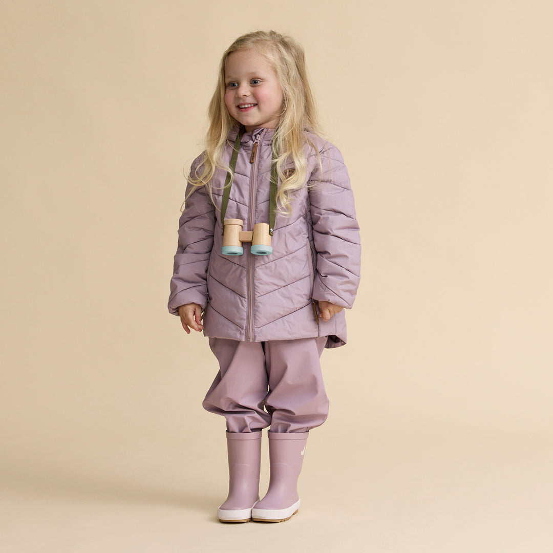 Crywolf Eco-Puffer Jacket - Lilac