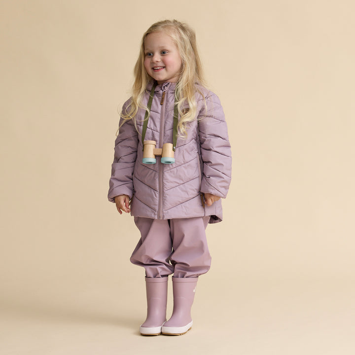 Crywolf Eco-Puffer Jacket - Lilac