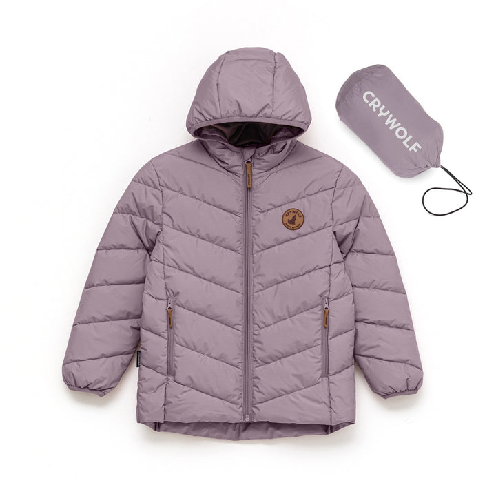 Crywolf Eco-Puffer Jacket - Lilac