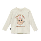 Crywolf Long Sleeve T-Shirt - Oatmeal Explorer