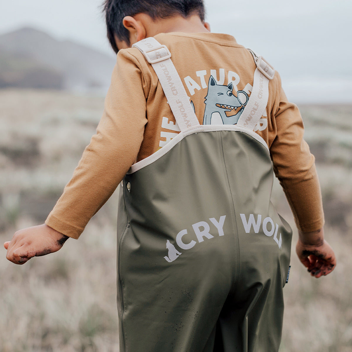 Crywolf Rain Overalls - Khaki