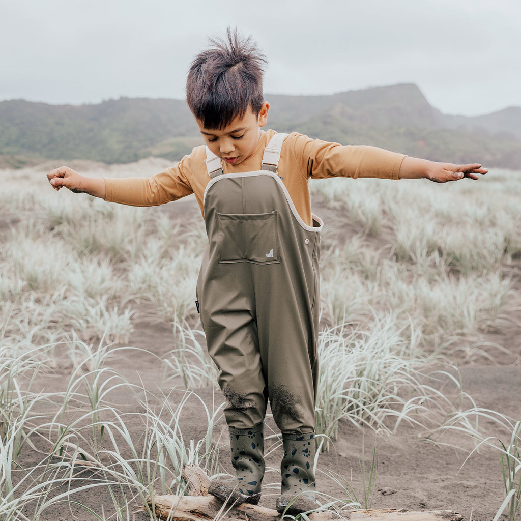 Crywolf Rain Overalls - Khaki