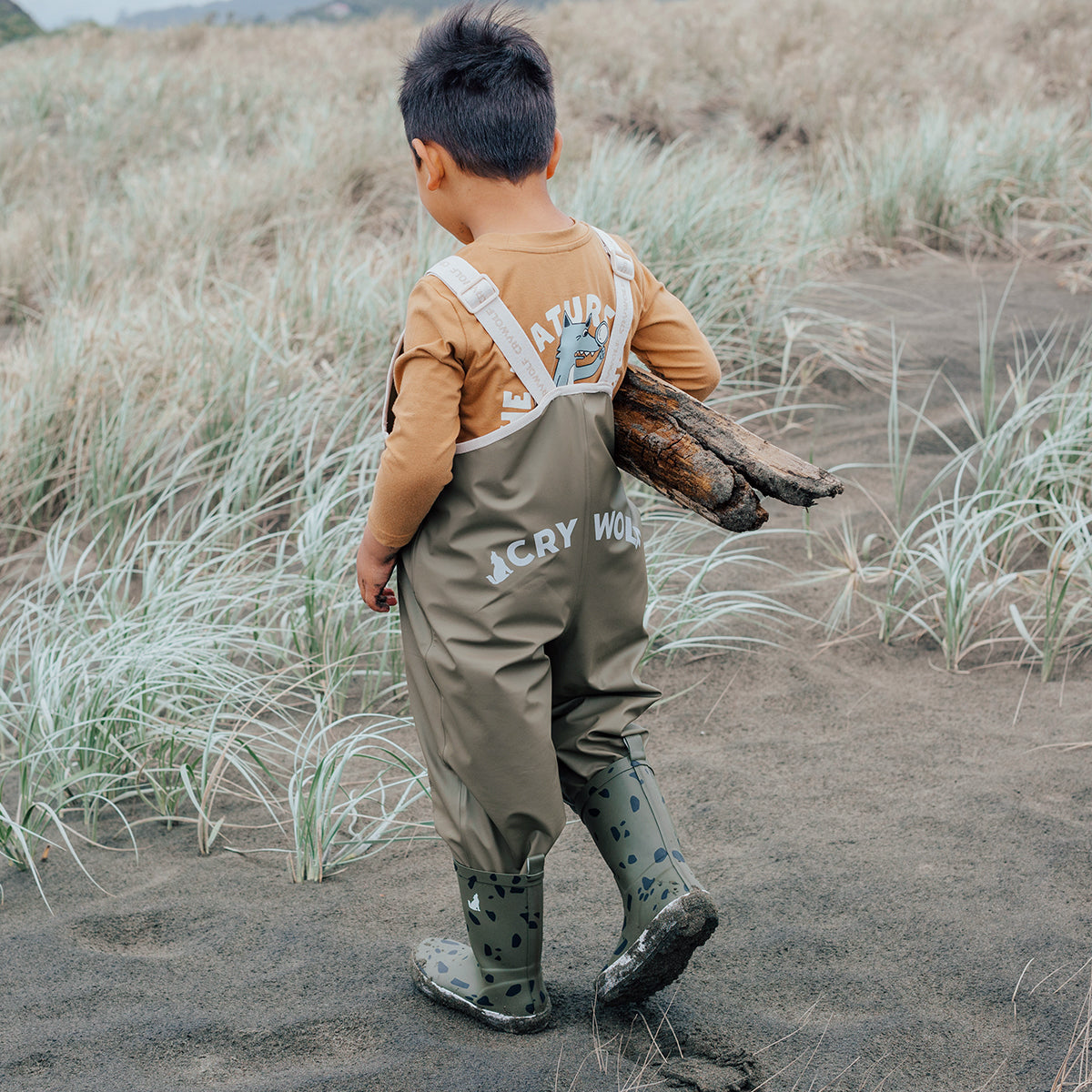 Crywolf Rain Overalls - Khaki