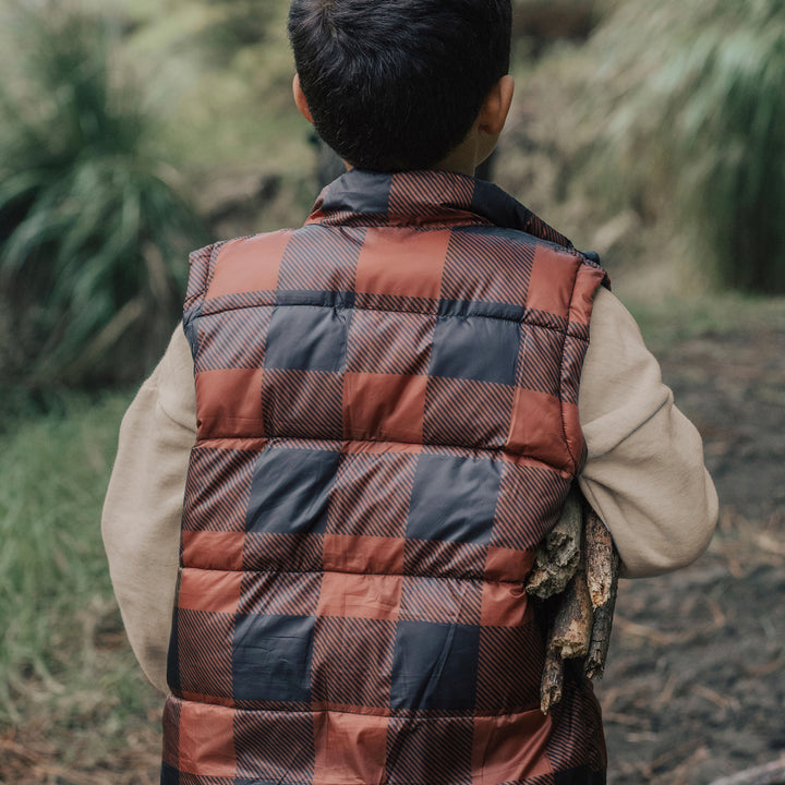 Crywolf Reversible Vest - Plaid