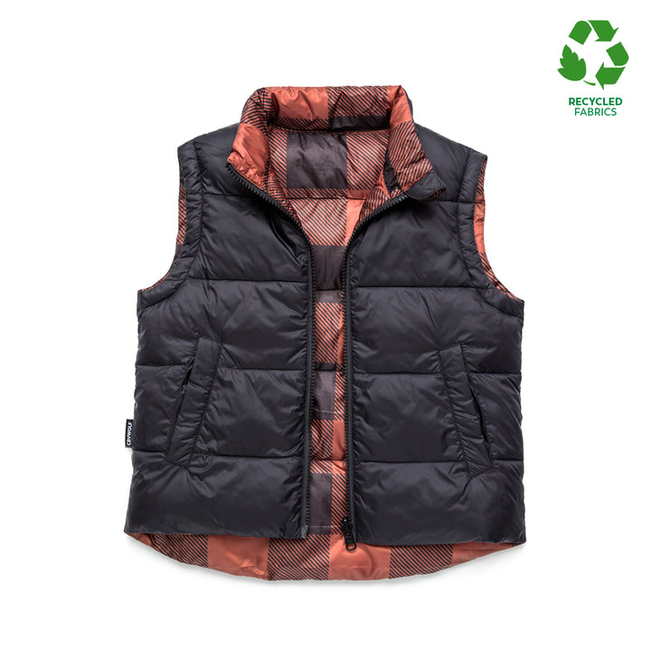 Crywolf Reversible Vest - Plaid