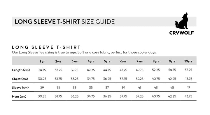 Crywolf Long Sleeved T-Shirt - Earth Day