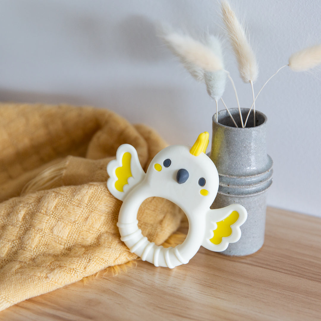 Silicone Teether - Cockatoo