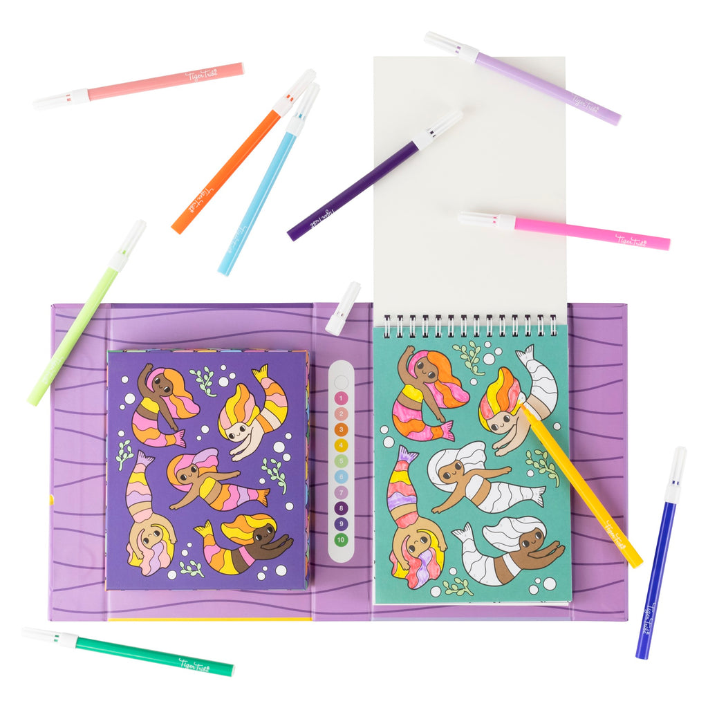 Colour by Numbers - Mermaids and Friends