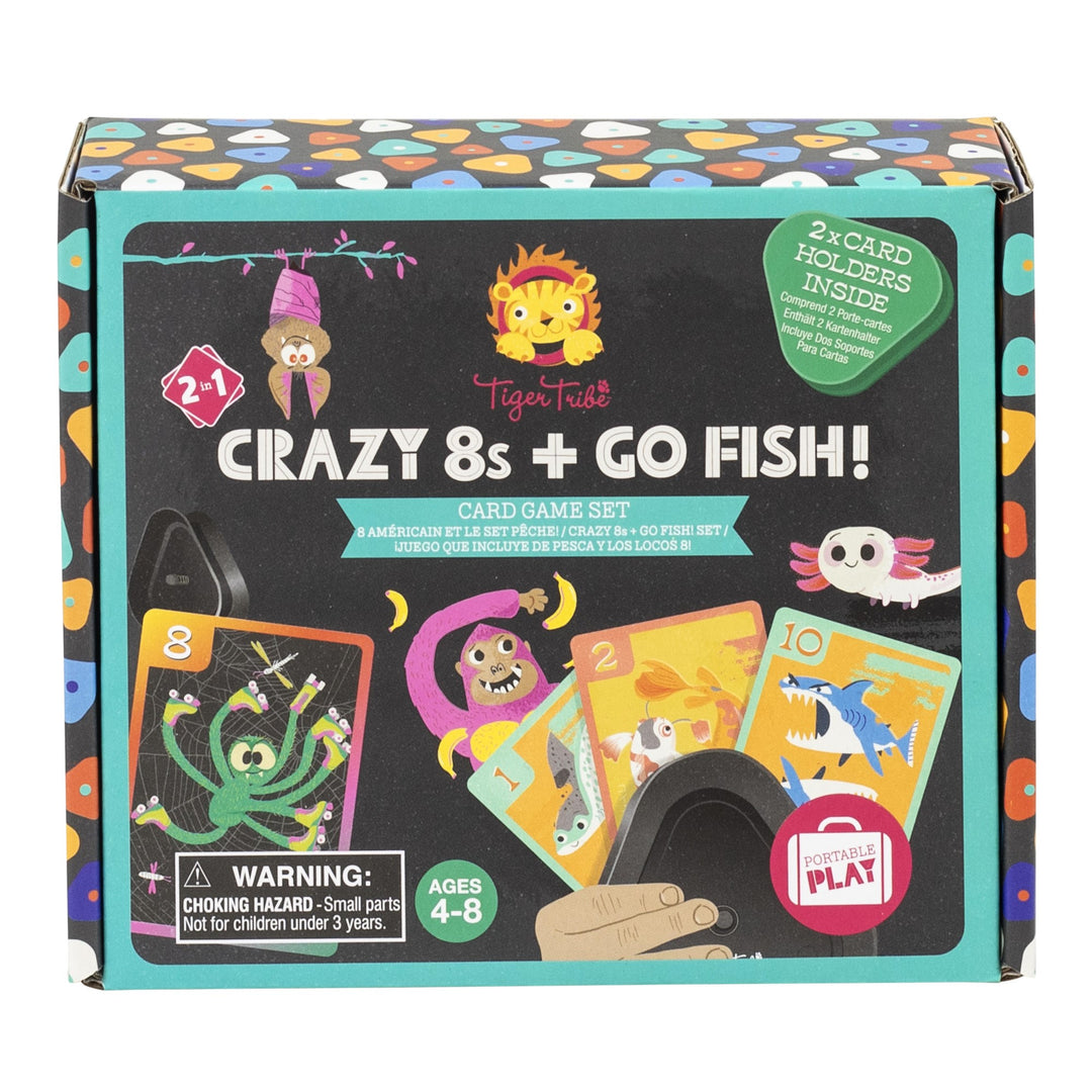 Crazy 8s + Go Fish! - Card Game Set