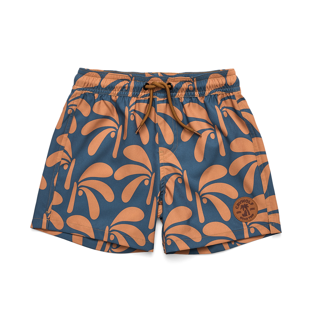 Crywolf Board Shorts - Indigo Palms