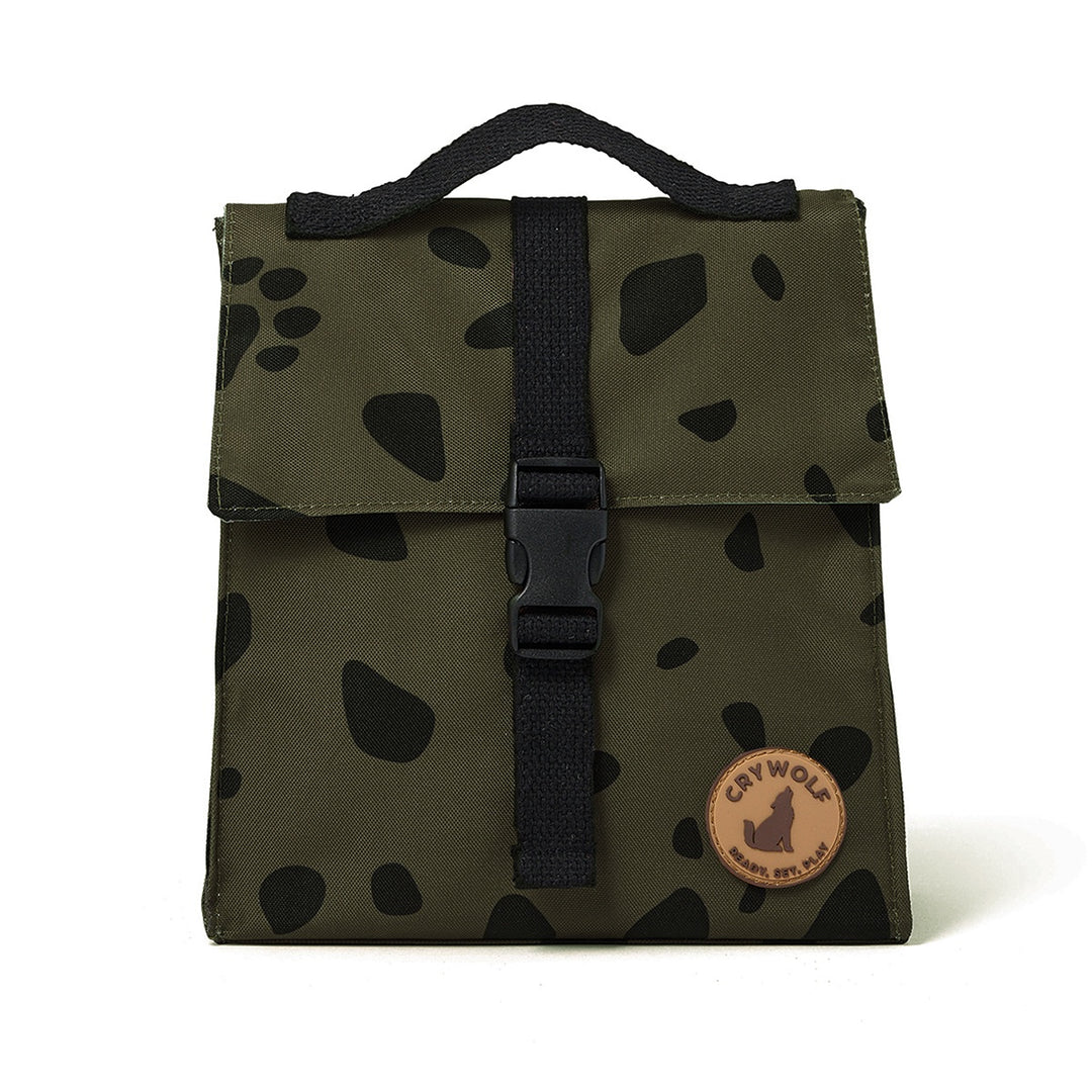 Crywolf Insulated Lunch Bag - Khaki Stones